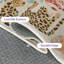 Tapis pour animaux de la jungle et animaux botaniques Tavaris Safari, lavable à la machine, laine artificielle inspirée-981554300