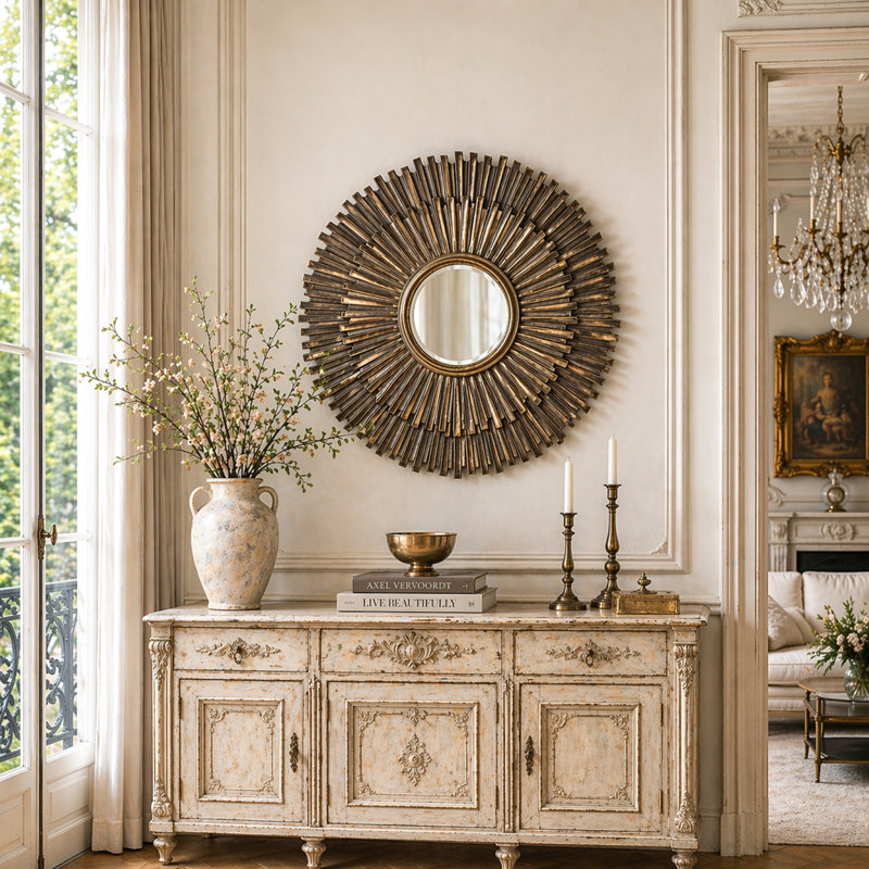 Daria Flat Beveled Wall Mirror