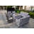 Wicker 9 - Person Patio Conversation Set with Cushions