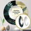 Miroir mural rond en aluminium Dilean