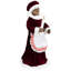 African American Animated Mrs. Claus With Lighted Candle And Music Christmas Figure