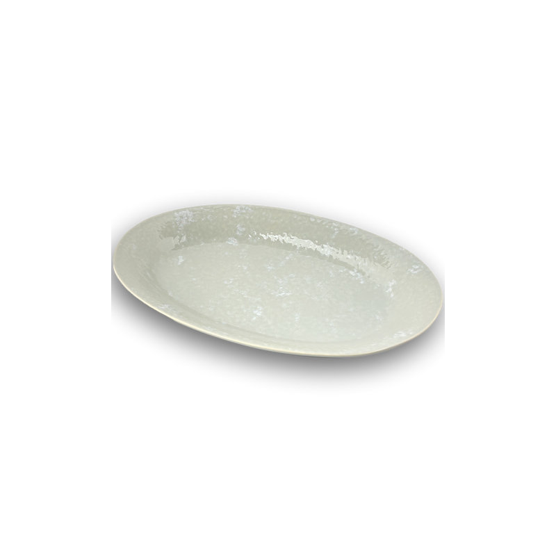 Plateau ovale Helenie, gris