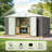 Outdoor Metal Storage Tool Shed-99168252-99168253