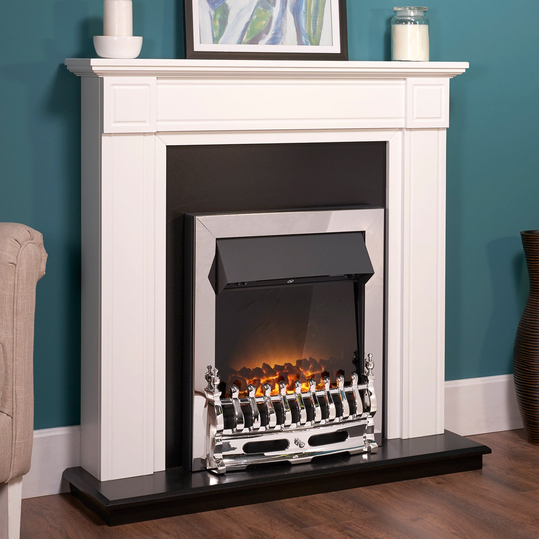 Adam 100cm W Electric Fireplace with 6824.28 BTU