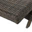 Chaise d'extérieur Pe en aluminium