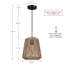 Mini-luminaire suspendu Yingst Bohemian Natural