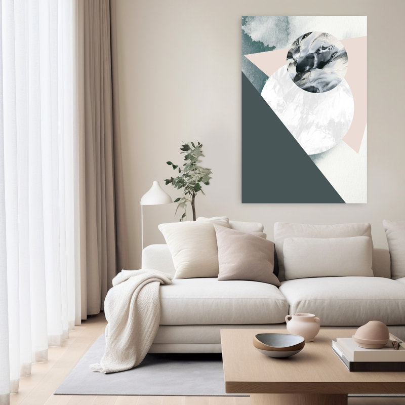 Geologica, art abstrait contemporain, H 60 po x l 40 po