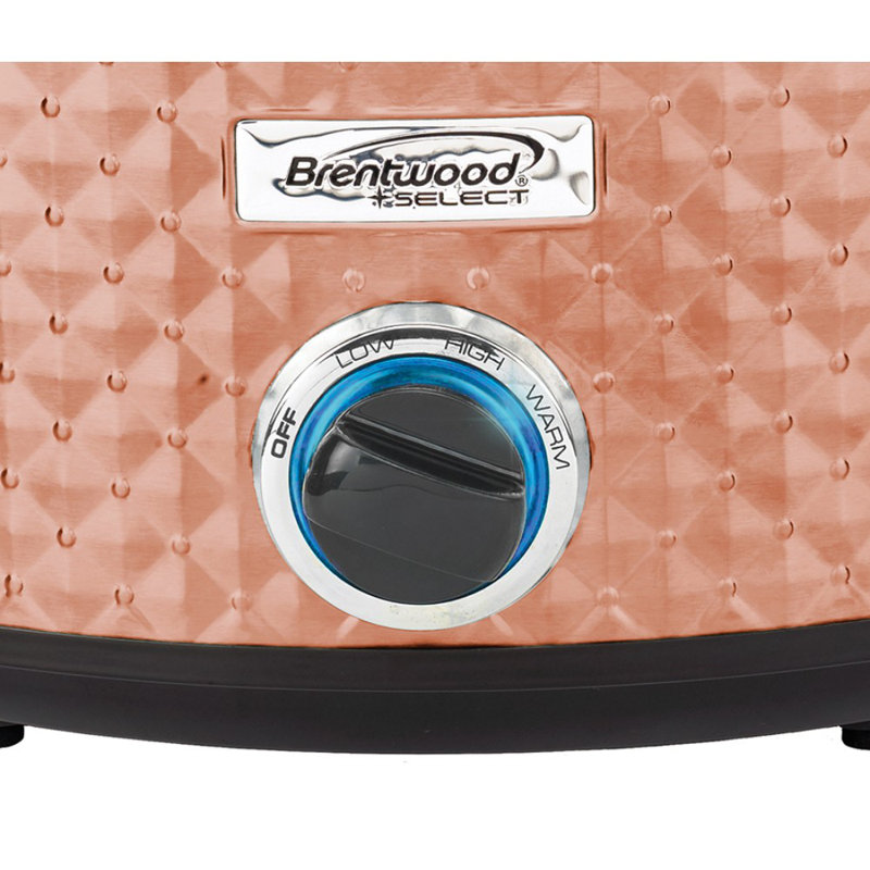 Brentwoo 7 pte Mijoteuse, Cuivre