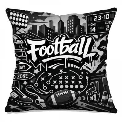 Coussins décoratifs American Football Art