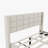 Queen Size Upholstered Platform Bed With Support Legs-1767500402