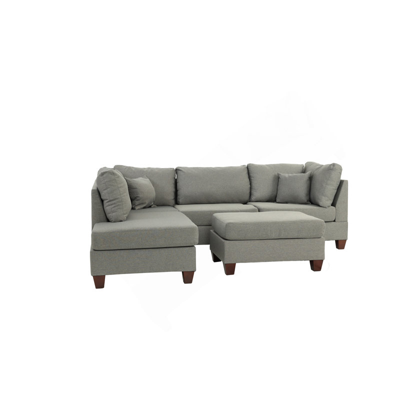 3-PC SECTIONAL In Gray
