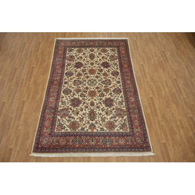 Elegant Traditional Floral Area Rug 7x11