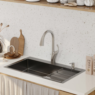 Robinet de cuisine sans distributeur de savon Clihome
