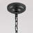 Angulo 14 - Light Modern Round Chandelier Ceiling Light Pendant Lighting Fixture with Tiered Smoke Glass Tubes-2097556642