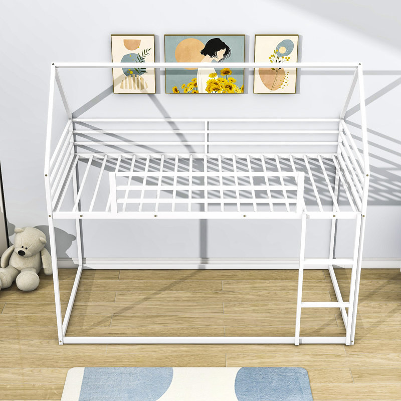 Montalto Kids Twin Over Twin Bunk Bed, White