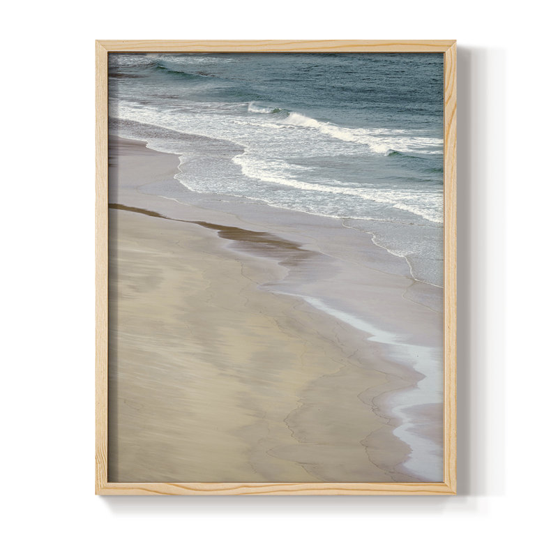 Impression encadrée «Low Tide Summer» - bois massif, H 11 po x l 9 po