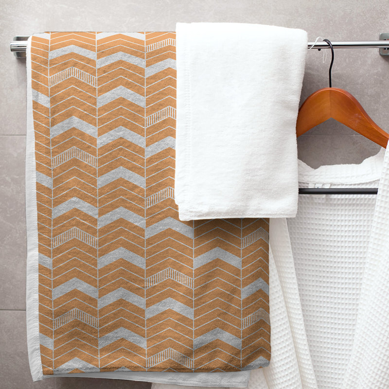 Stephenie Bath Towel, Orange