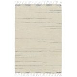 Keoka Wool Area Rug in Cream/Gray