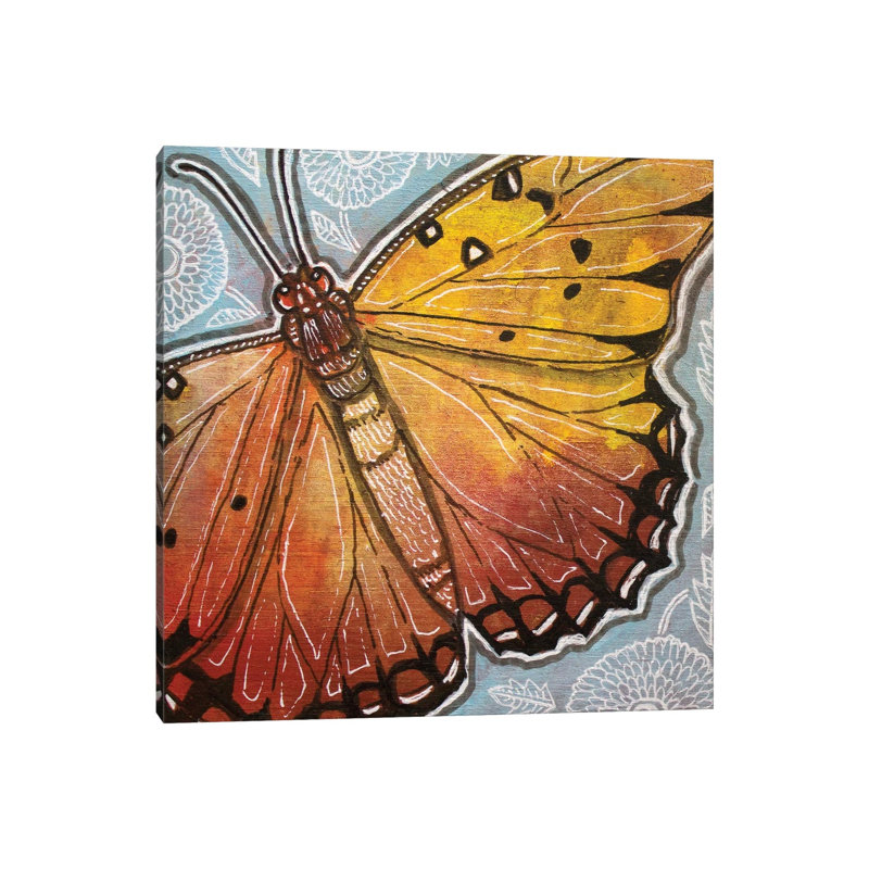 Little Moth by Lynnette Shelley - Painting on Canvas, Wrapped Canvas, 66.04 cm H x 66.04 cm W x 1.91 cm D