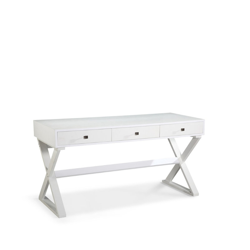 Annyah Metal Base Writing Desk