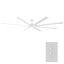 Ventilateur de plafond intelligent intérieur / extérieur à 8 pales avec commande murale et ensemble d'éclairage inclus, fonctionne avec Alexa et l'application iOS ou Android-32650312-56611498-121976042