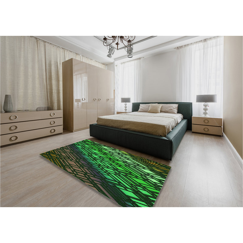 Abstract Indoor Rug, Rectangle 5' x 8'