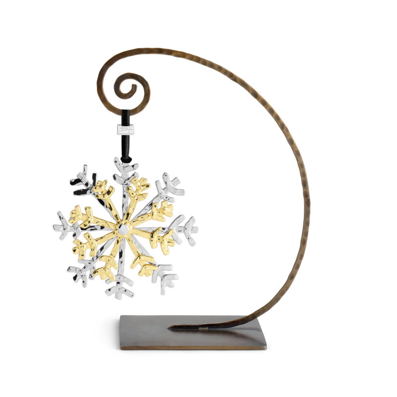 Snowflake 4'' Handmade Christmas Holiday Shaped Ornament