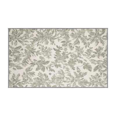 Machine Washable Gray Area Rug