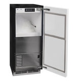 U-Line 15"W. 1 Class 65 Lb. Daily Production Nugget Ice Machine - Panel Ready