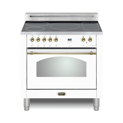 Lofra Dolcevita Serie 36 Inch Induction Range with 5 Induction Elements