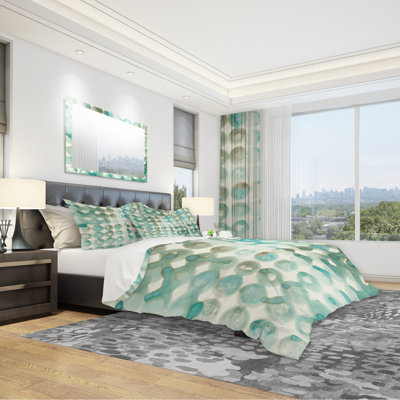 Modern & Contemporary Weave / Muslin Abstract Duvet Cover