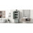 Tall Storage Cabinet With Two Drawers For Bathroom/Office, Grey-1786861246