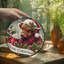 Merry Christmas Highland Cow-687880370