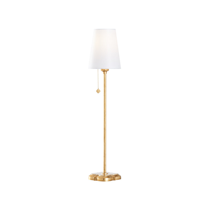 Quatrefoil Table Lamp - Gold Leaf