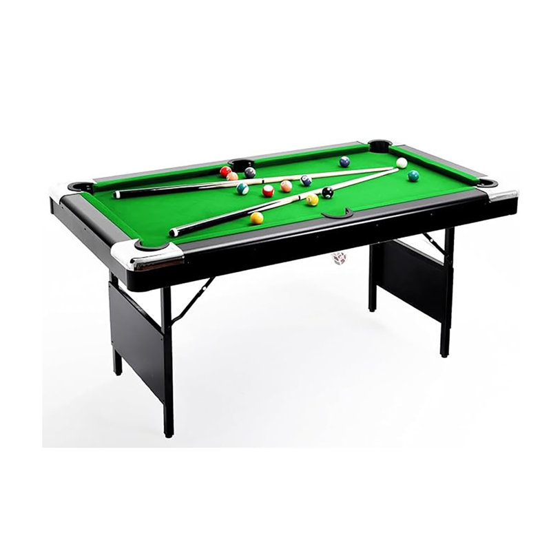 Table de billard portable pliable Forfamily Game Room Kid Adulte, Vert, H 31,49 po x L 84,25 po x l 44,88 po