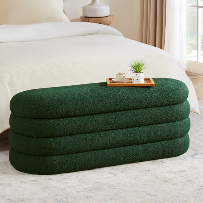 Polyester Upholstered Storage Bench