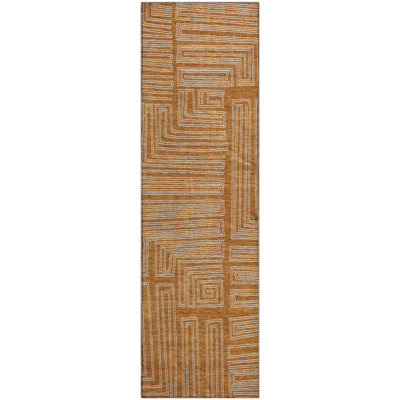 Premium Machine Washable Cortes AMF1045 Geometric Rug