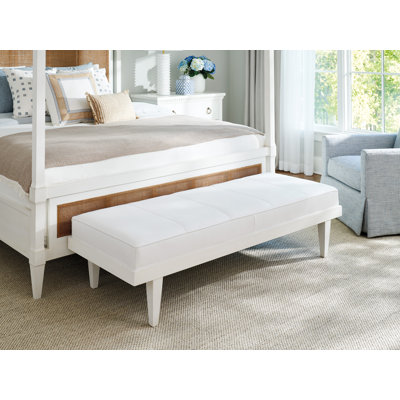 Barclay Butera Upholstery Leather Bench