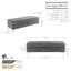 Banc de rangement en velours Mercer41-1948352731