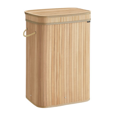Bamboo Laundry Hamper with Handles