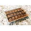 Plaque de cuisson antiadhésive avec séparateurs Brownie