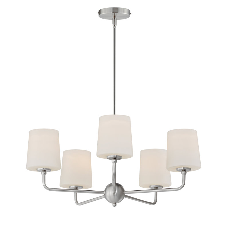 Lustre à un niveau Areia, Nickel satiné