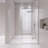 56" - 60" W X 76" H Single Sliding Frameless Shower Door With 1/4" (6Mm) Tempered Glass-135258525