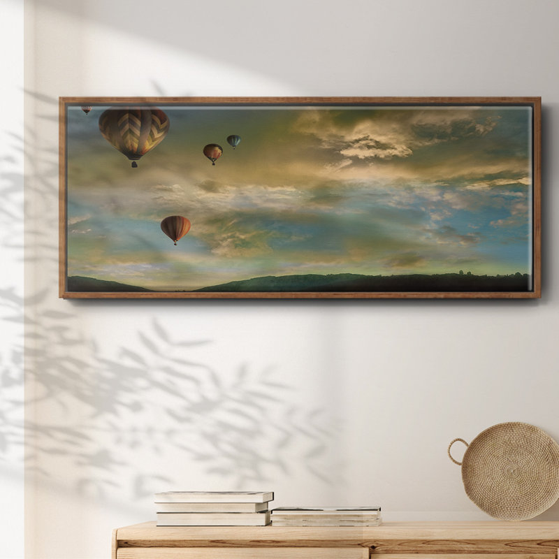 Sunset Rendezvous - Toile encadrée, H 12 po x l 30 po