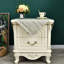 Rustique Farmhouse brodée petite nappe carrée jacquard rayée Nappe en lin lavable housse de table d'appoint cuisine salle à manger décoration de la maison vert 24 x 24 pouces