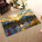 Floral Print Non-Woven Soft Rug with Intricate Details and Vibrant Colors Perfect for Indoor Use-114328858