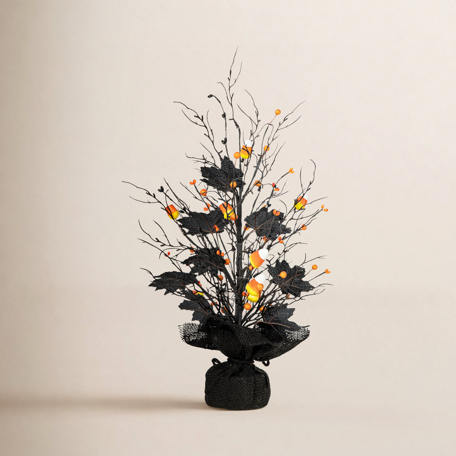 Lighted Halloween Tabletop Tree