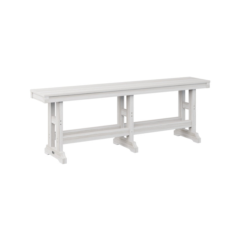 Banc de jardin 66 po Berlin Gardens, H 18 po x l 66 po x P 12,5 po, Coquillage