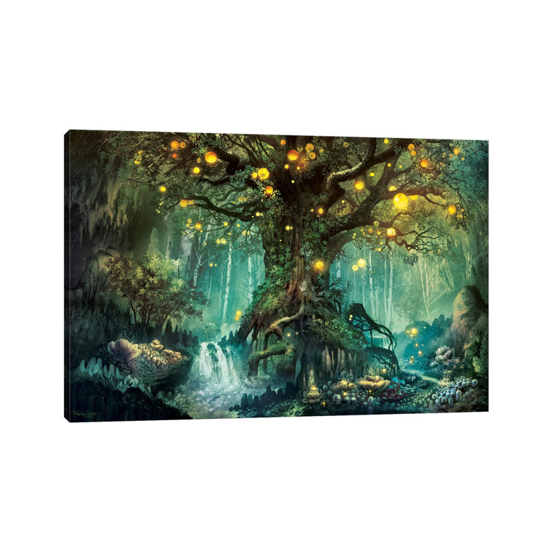 Dimlight Forest by Ferdinand Ladera - Wrapped Canvas Print, 20.32cm H x 30.48cm W x 1.905cm D