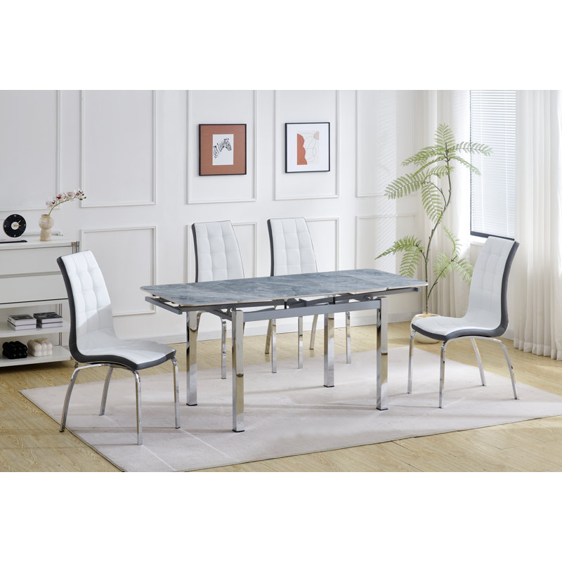 4 - Person Dining Set, White